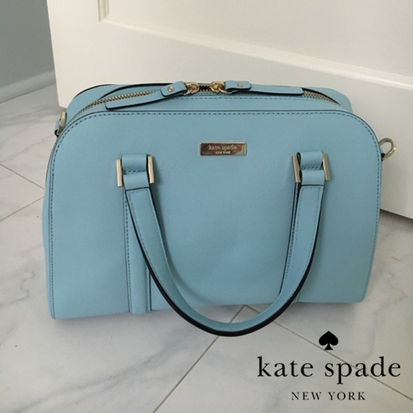 kate spade Handbags - NWT! Kate Spade small Felix in blue hydrangea